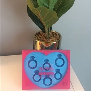 Diamond ice tray. Great for a bachelorette party!